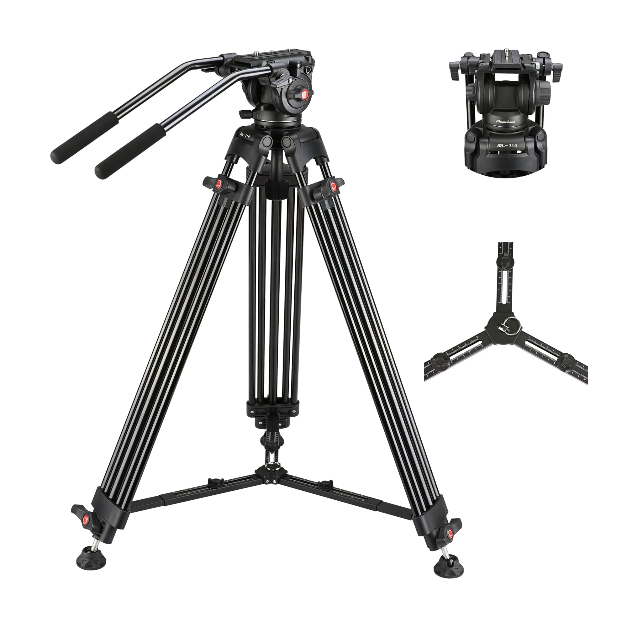 Amazon | MagicLine 70.9インチ ヘビーデューティー アルミビデオ